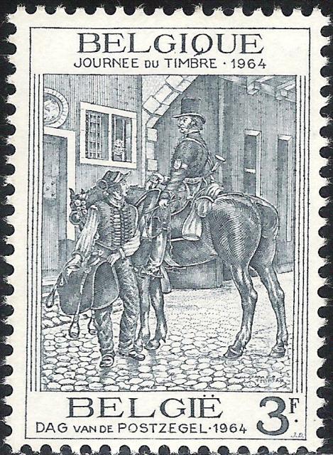 Belgium 1964 Stamp Day 3F.jpg
