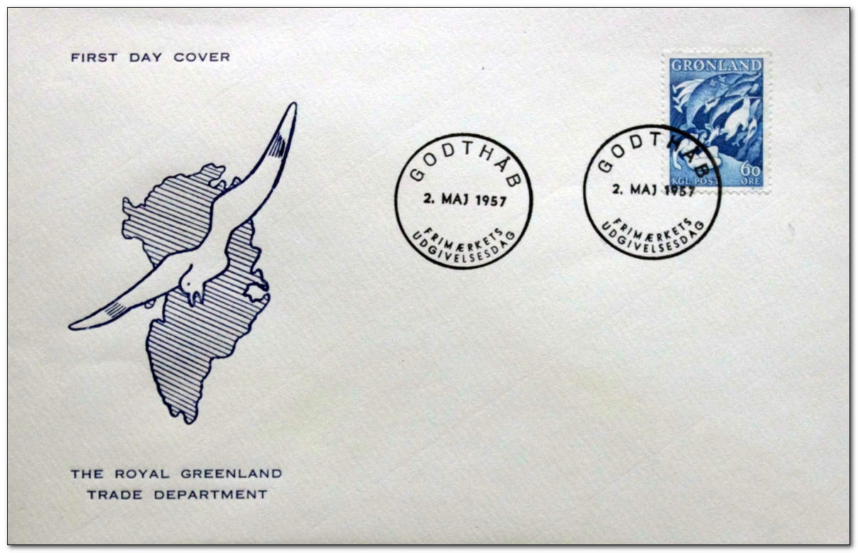 Greenland 1957 Mother of the Sea fdc.jpg