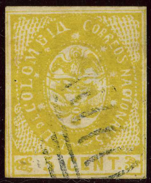 Colombia 1865 CoA with Condor 5C.jpg