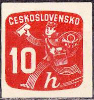 Czechoslovakia 1945-47 Newspaper Stamps 10.jpg