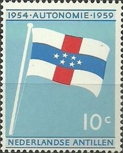 Netherlands Antilles 1959 Statue of the Kingdom Ratification Anniversary a.jpg