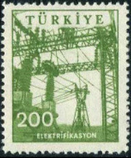 Turkey 1959 - 1960 Definitives - Industry and Technology 200k.jpg