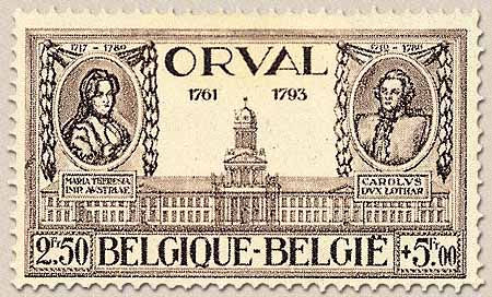 Belgium 1933 Second Orval 2F50+5F.jpg