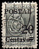 Ecuador 1952 Consular Service Stamps Overprinted for Postal Use b.jpg