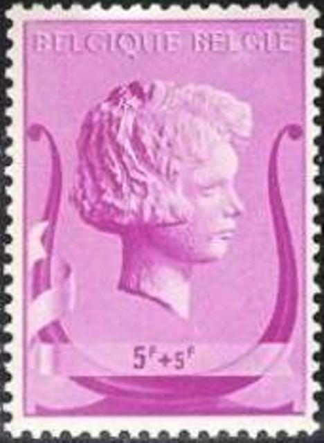 Belgium 1940 Musical Foundation Queen Elisabeth 5F+5F.jpg
