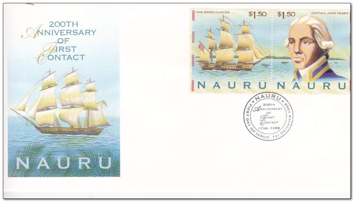 Nauru 1998 First Contact Anniversary fdc.jpg
