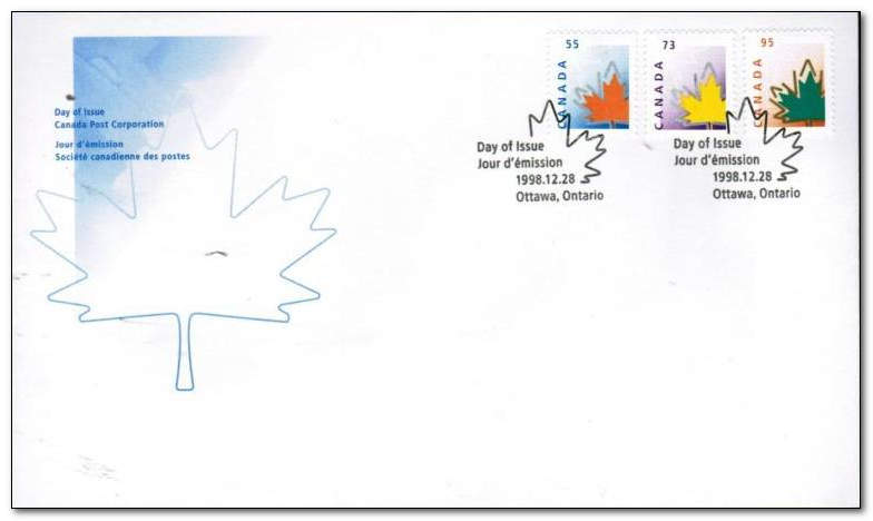 Canada 1998 Maple Leaf fdc.jpg