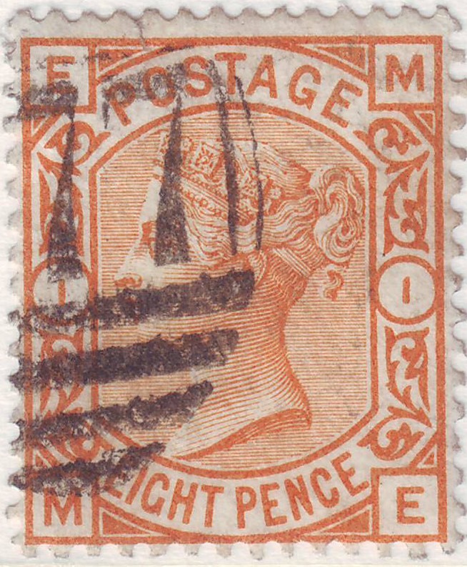 1876 8d Orange Plate 1 Lettering ME.jpg