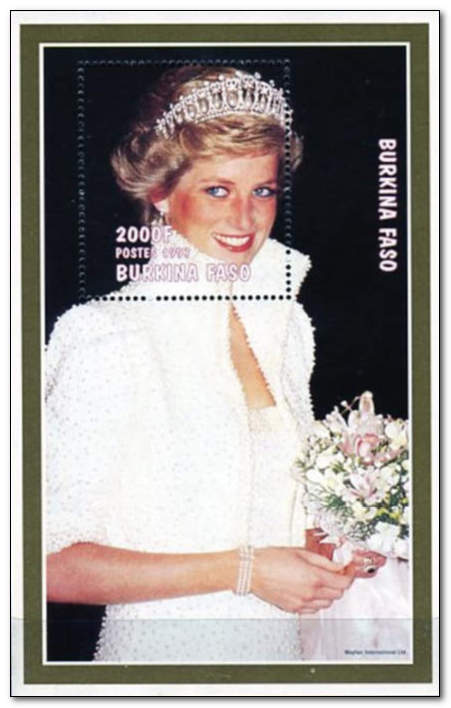 Burkina Faso 1998 Princess Diana's First Death Anniversary 4ms.jpg