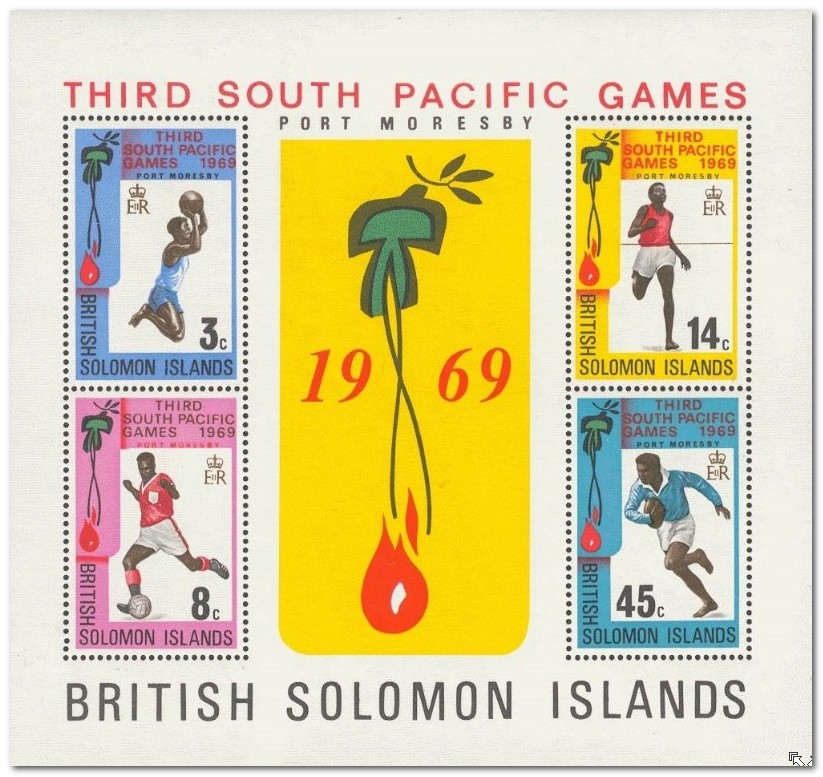 British Solomon Islands 1969 South Pacific Games . ms.jpg