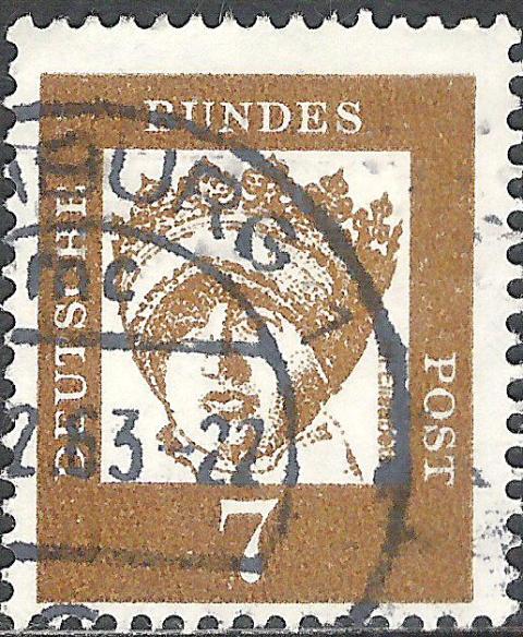 Germany-West 1961 Definitives - Famous Germans 7pf.jpg
