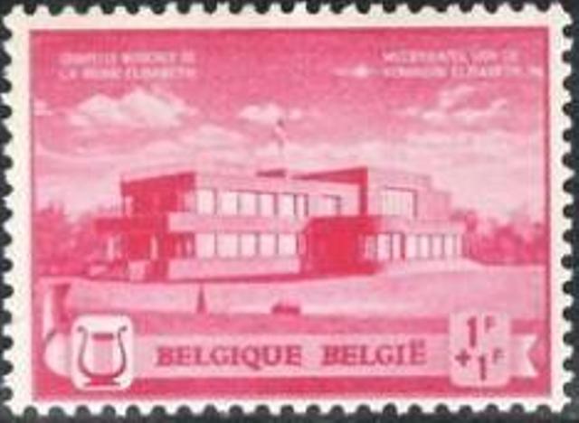 Belgium 1940 Musical Foundation Queen Elisabeth 1F+1F.jpg