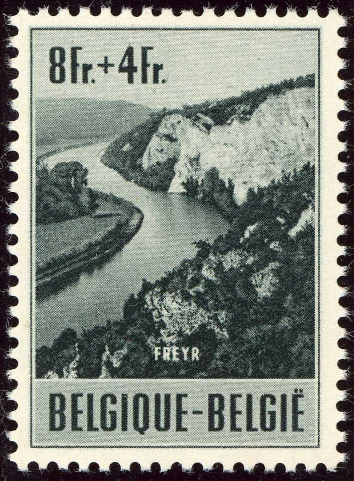 Belgium 1953 Cultural - Tourist Propaganda 8F+4F.jpg