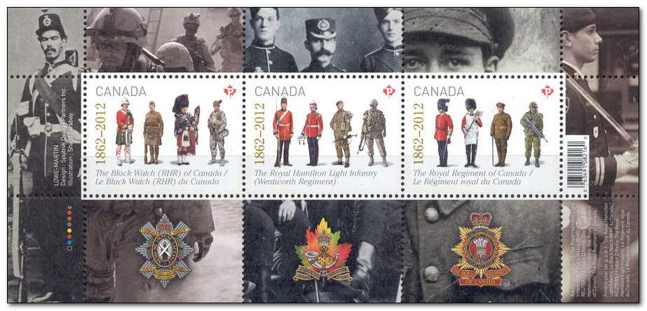 Canada 2012 Army Regiments MS.jpg