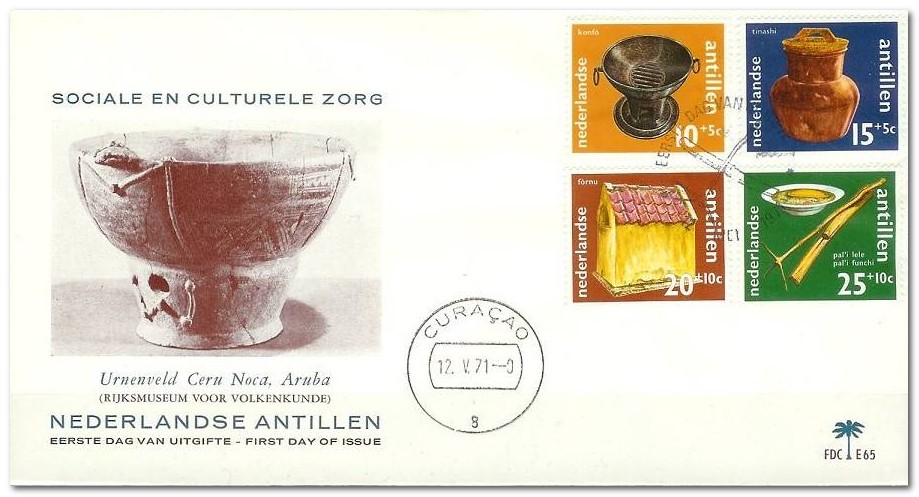 Netherlands Antilles 1971 Cultural & Social Relief fdc.jpg