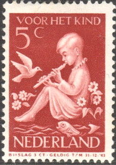 Netherlands 1938 Child Welfare 5c+3c.jpg
