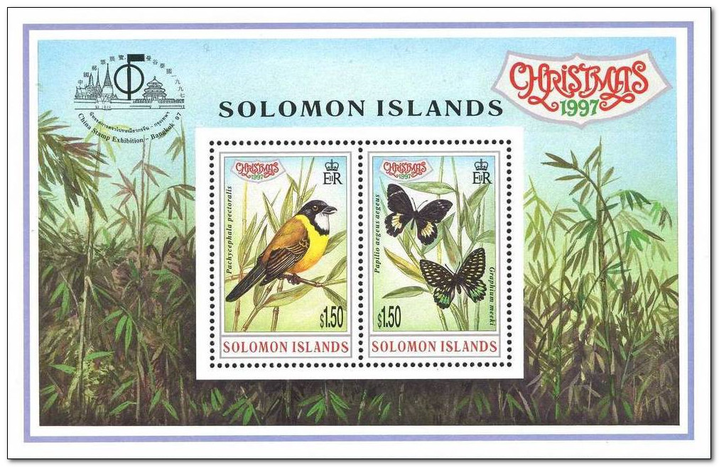 Solomon Islands 1997 Bangkok 97 Stamp Exhibition ms.jpg