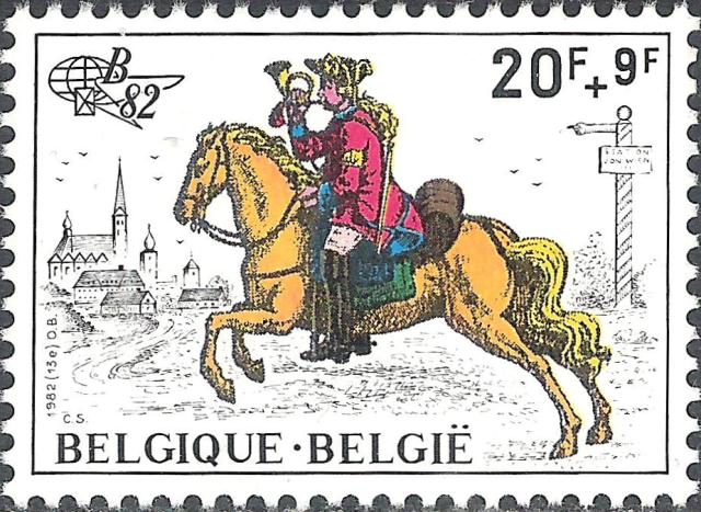 Belgium 1982 Belgica 82 Postal History Exhibition e.jpg