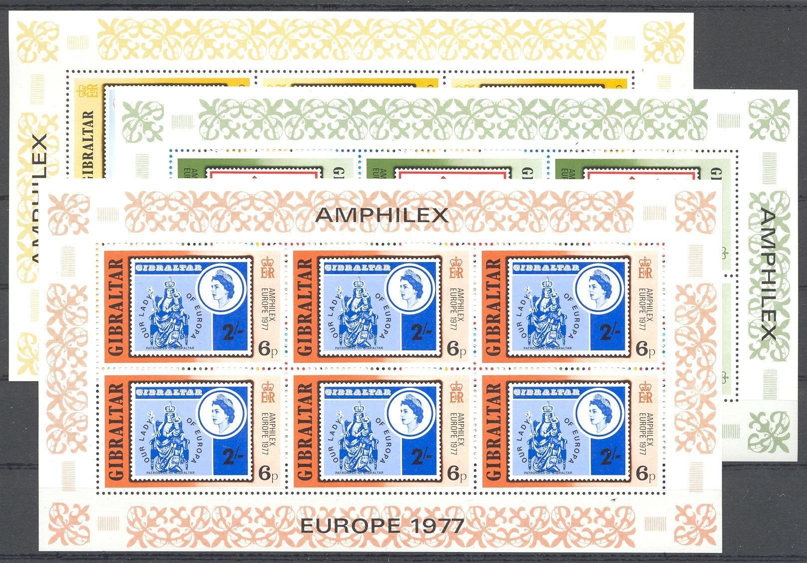 Gibraltar 1977 Amphilex Stamp Exhibition MS.jpg