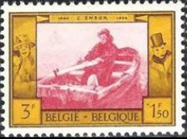Belgium 1958 Cultural - Paintings in Belgian Museums 3F+1F50.jpg
