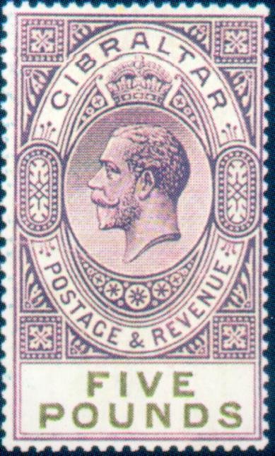 Gibraltar 1912 George V Definitives t.jpg