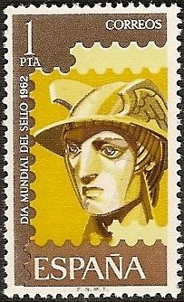 Spain 1962 World Stamp Day 1p.jpg