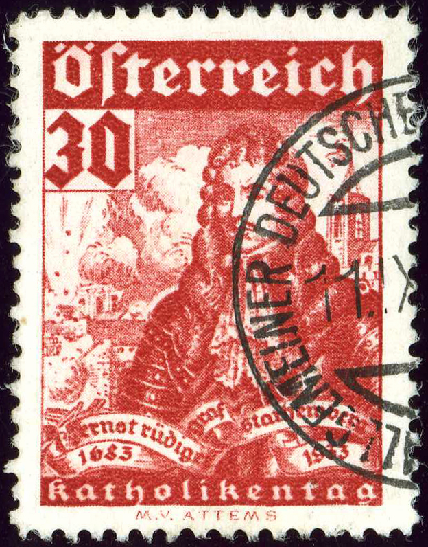 Austria 1933 Vienna Siege Victory 250th anniversary cu.jpg