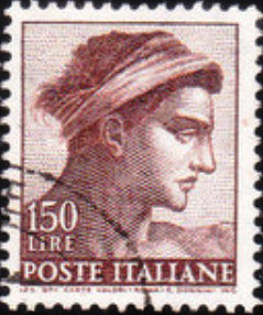 Italy 1961 Definitives - Works of Michelangelo 150L.jpg