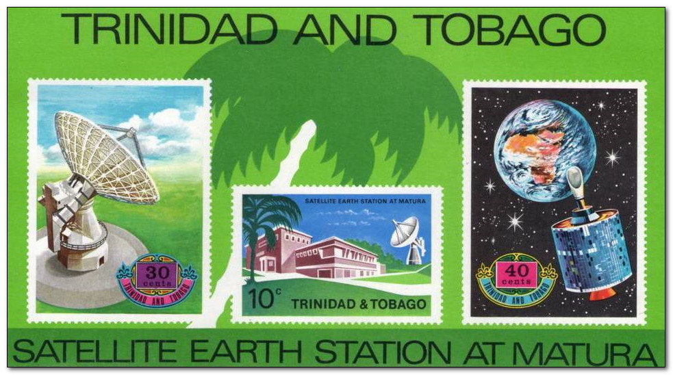 Trinidad and Tobago 1971 Satelite Earth Station ms.jpg