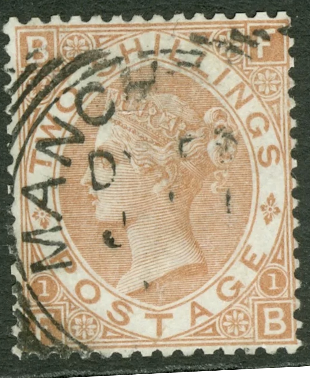 GB 1880 Two Shilling Brown Plate 1 by Lettering FB c.jpg