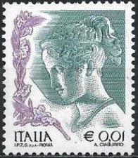 Italy 2004 Definitives - The Woman in Art 0,10.jpg