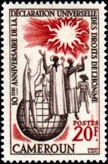 Cameroon 1958 Declaration of Human Rights - 30th Anniversary a.jpg