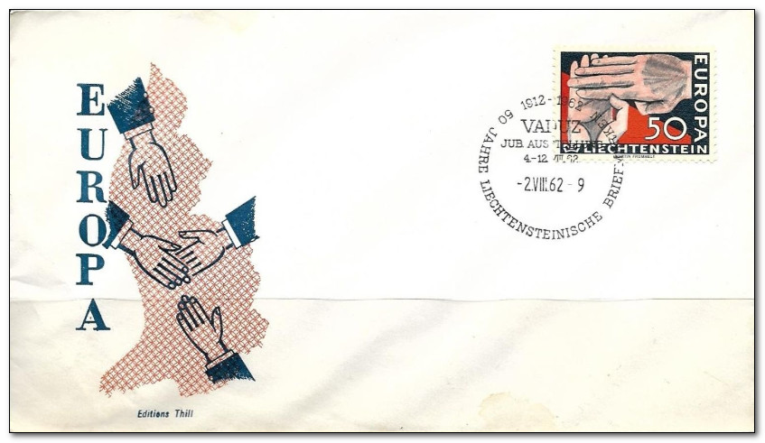 Liechtenstein 1962 Europa fdc.jpg