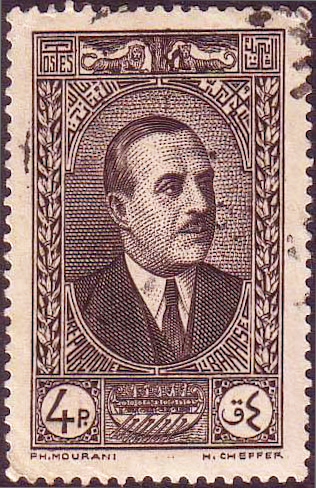 Lebanon 1937 Definitives - President Emile Edde 4p.jpg