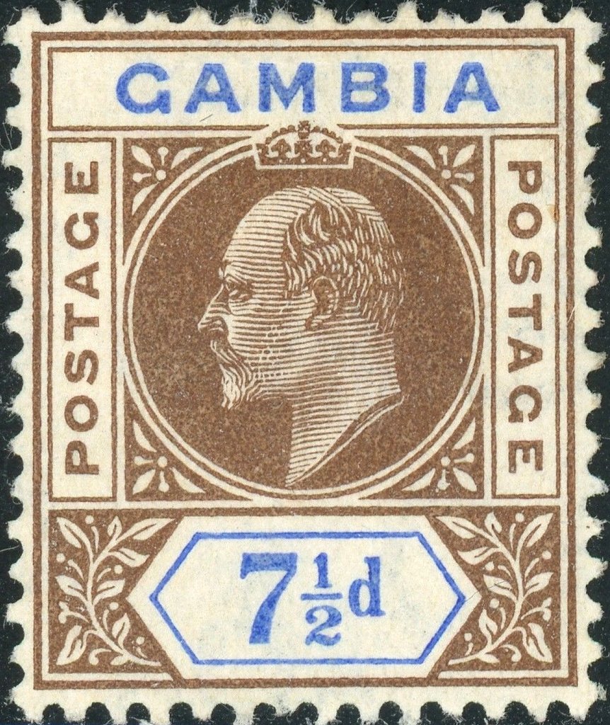 Gambia 1902 King Edward VII Definitives o.jpg