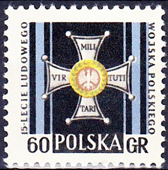 Poland 1958 The 15th Anniversary of Polish People's Army 60gr.jpg