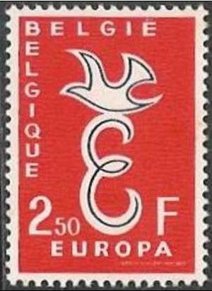Belgium 1958 Europa 2½F.jpg