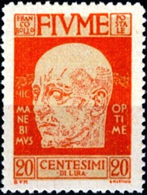 Fiume 1920 Definitives- Gabriele d'Annunzio d.jpg
