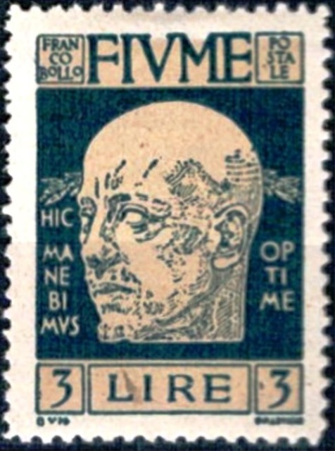 Fiume 1920 Definitives- Gabriele d'Annunzio l.jpg