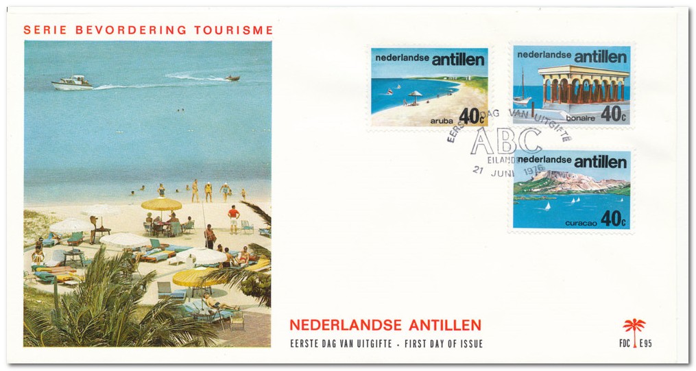 Netherlands Antilles 1976 Tourism fdc.jpg