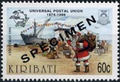 Kiribati 1999 UPU, Christmas b1.jpg