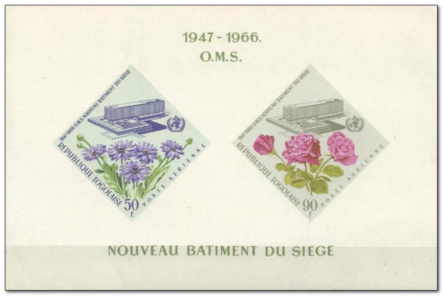Togo 1966 W.H.O. Headquaters Opening ms.jpg