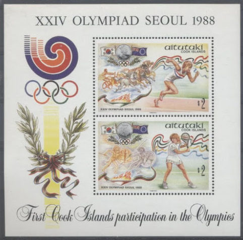 Aitutaki 1988 Olympic Games - Seoul 5.jpg