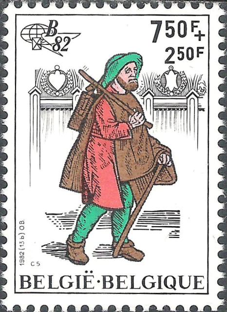 Belgium 1982 Belgica 82 Postal History Exhibition b.jpg