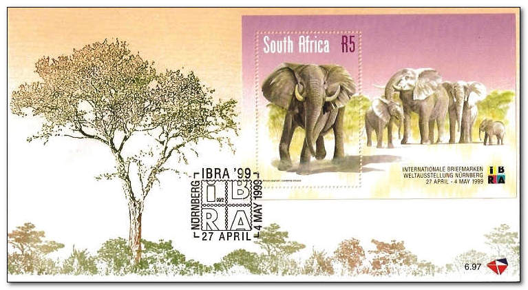 South Africa 1999 IBRA Stamp Exhibition - Nurnberg fdc.jpg