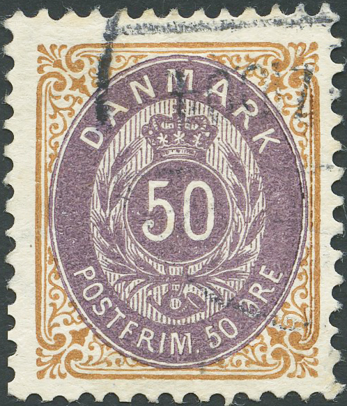 Denmark 1875 Bi-Coloured Numerals 50.jpg