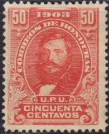Honduras 1903 General Santos Guardiola 50c.jpg