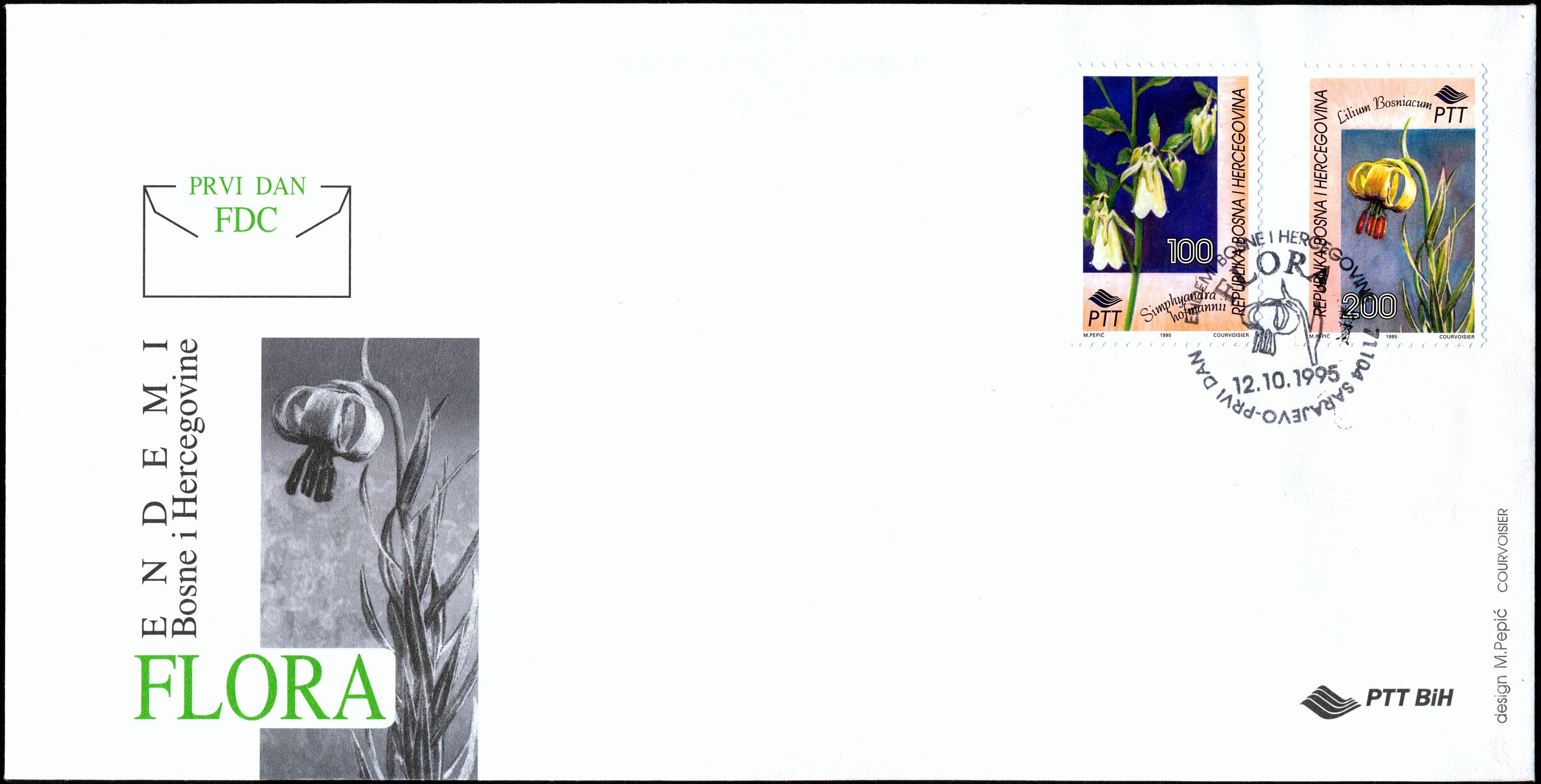 Bosnia and Herzegovina 1995 Flowers FDC.jpg