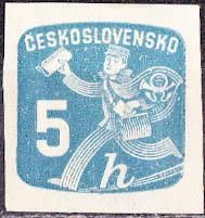 Czechoslovakia 1945-47 Newspaper Stamps 5.jpg
