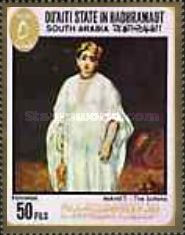 Qu'aiti State in Hadhramaut 1967 Paintings by Édouard Manet 50f.jpg
